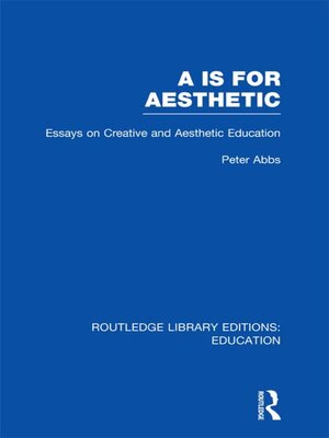 cover image of Aa is for Aesthetic (RLE Edu K)